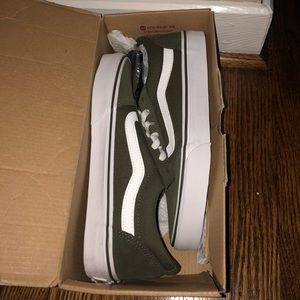 VANS WARD LO SUEDE SNEAKER - Olive Green